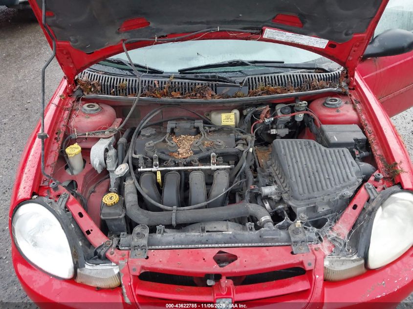 2002 Dodge Neon VIN: 1B3ES26CX2D545407 Lot: 43622785