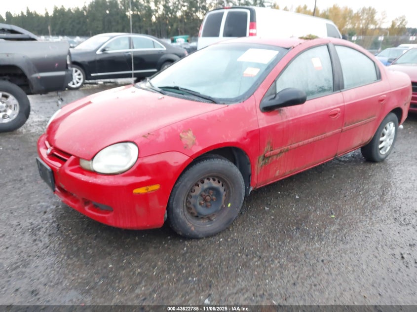 1B3ES26CX2D545407 2002 DODGE NEON photo no. 2