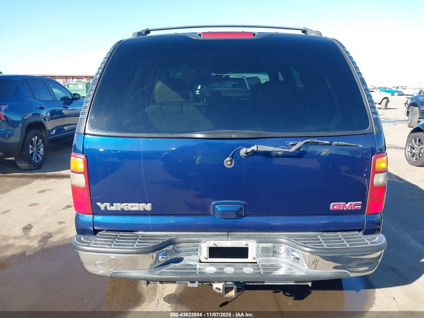2001 GMC Yukon Slt VIN: 1GKEK13T71R156629 Lot: 43622804