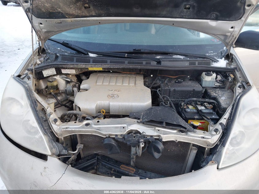 5TDZK23C78S119143 2008 TOYOTA SIENNA photo no. 10