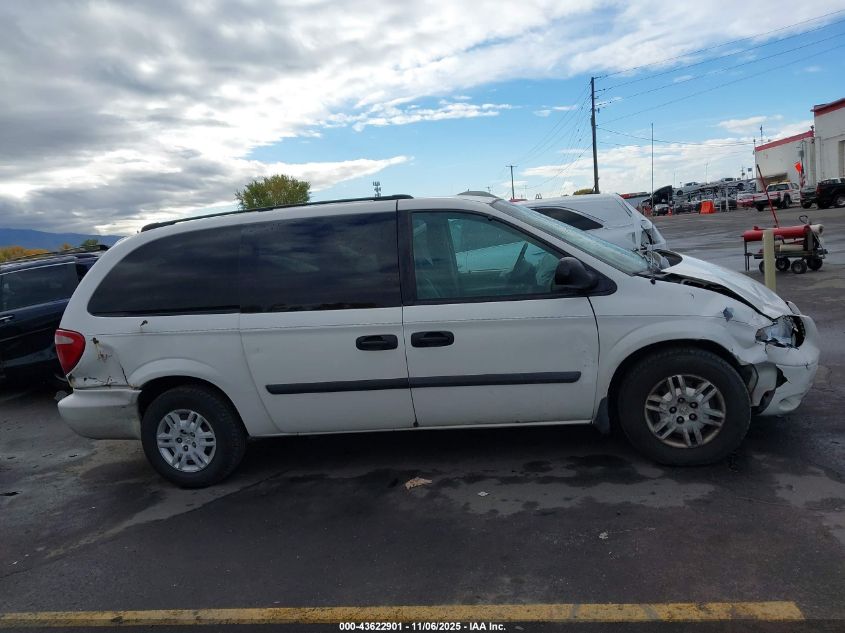 2005 Dodge Grand Caravan Se VIN: 1D4GP24R85B179868 Lot: 43622901
