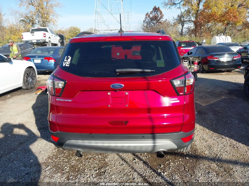 2018 Ford Escape Sel VIN: 1FMCU0HD6JUA62212 Lot: 43622940