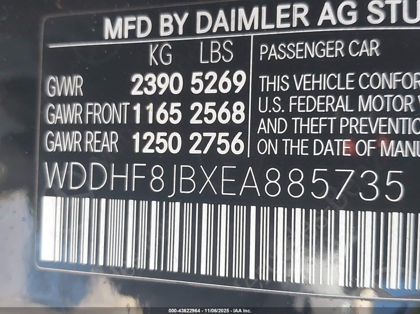 2014 MERCEDES-BENZ E 350 4MATIC WDDHF8JBXEA885735