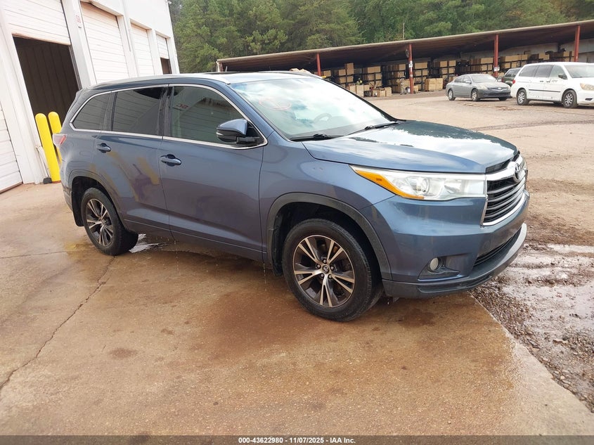 2016 TOYOTA HIGHLANDER XLE V6 - 5TDJKRFH1GS318958