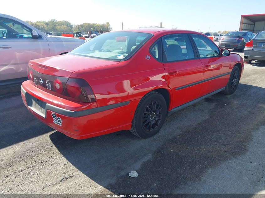 2G1WF52E339377911 2003 CHEVROLET IMPALA photo no. 4