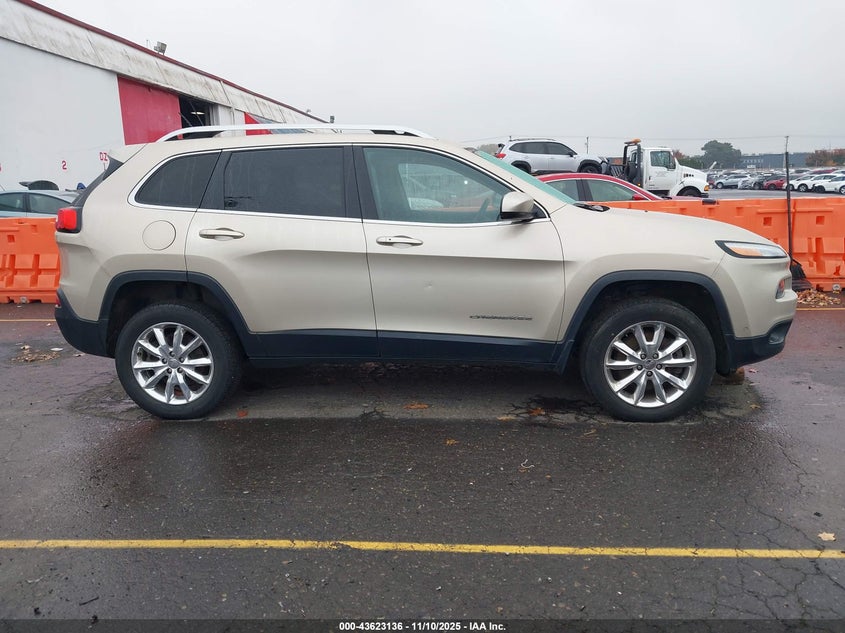 2014 Jeep Cherokee Limited VIN: 1C4PJMDS4EW280492 Lot: 43623136