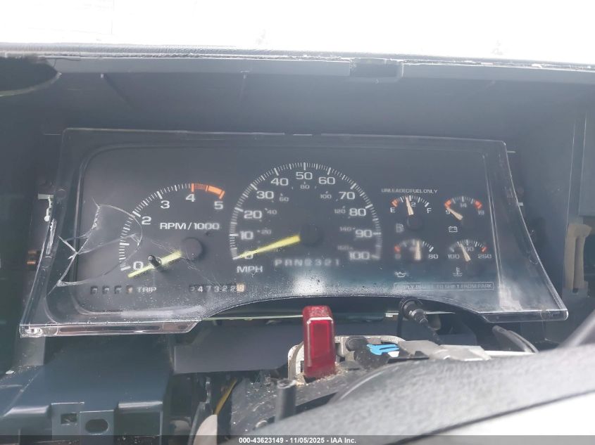 1995 Chevrolet Gmt-400 K1500 VIN: 2GCEK19K2S1263009 Lot: 43623149