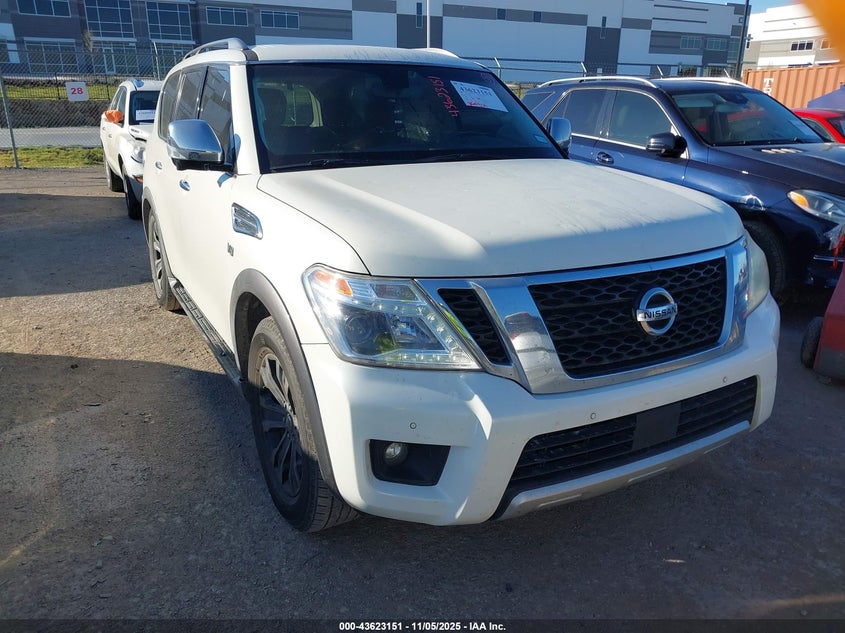 2017 Nissan Armada Platinum VIN: JN8AY2NF0H9300977 Lot: 43623151