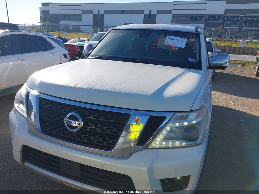2017 Nissan Armada Platinum VIN: JN8AY2NF0H9300977 Lot: 43623151