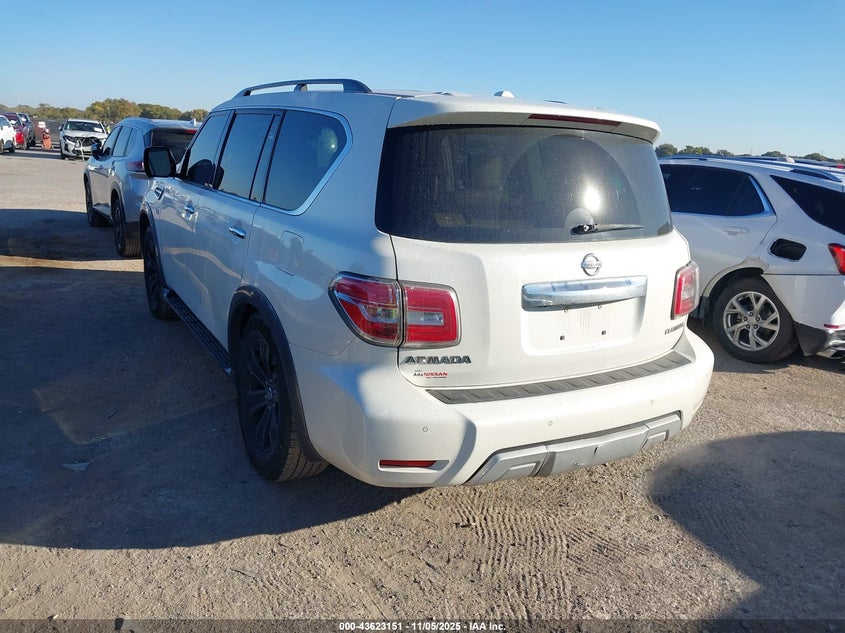 2017 Nissan Armada Platinum VIN: JN8AY2NF0H9300977 Lot: 43623151