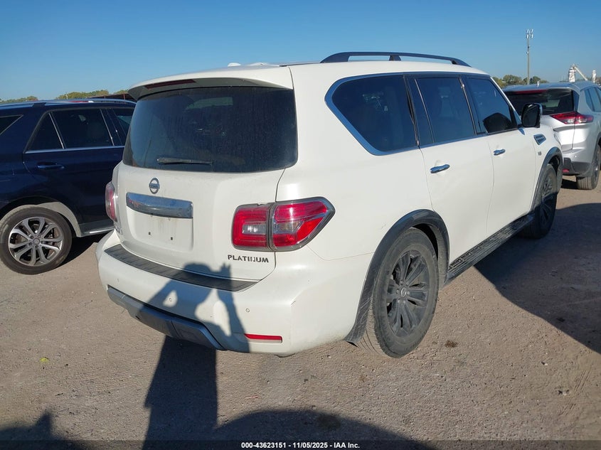 2017 Nissan Armada Platinum VIN: JN8AY2NF0H9300977 Lot: 43623151