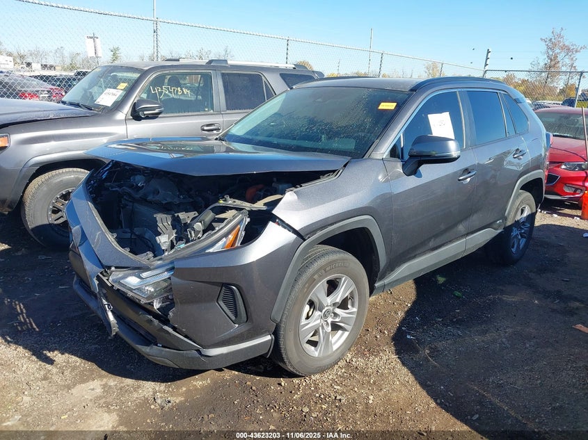 2022 TOYOTA RAV4 HYBRID XLE - 4T3RWRFV8NU077540