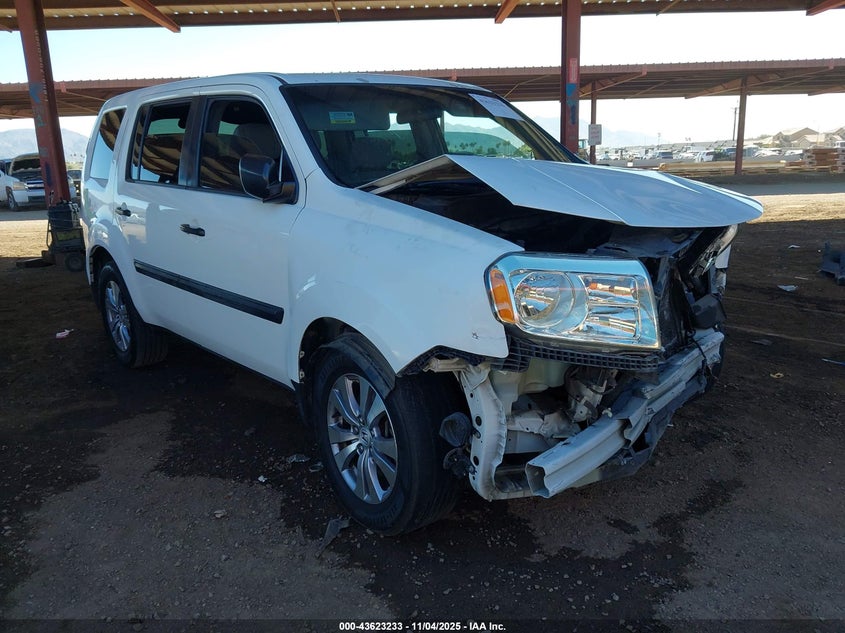 2013 HONDA PILOT LX - 5FNYF3H25DB016095