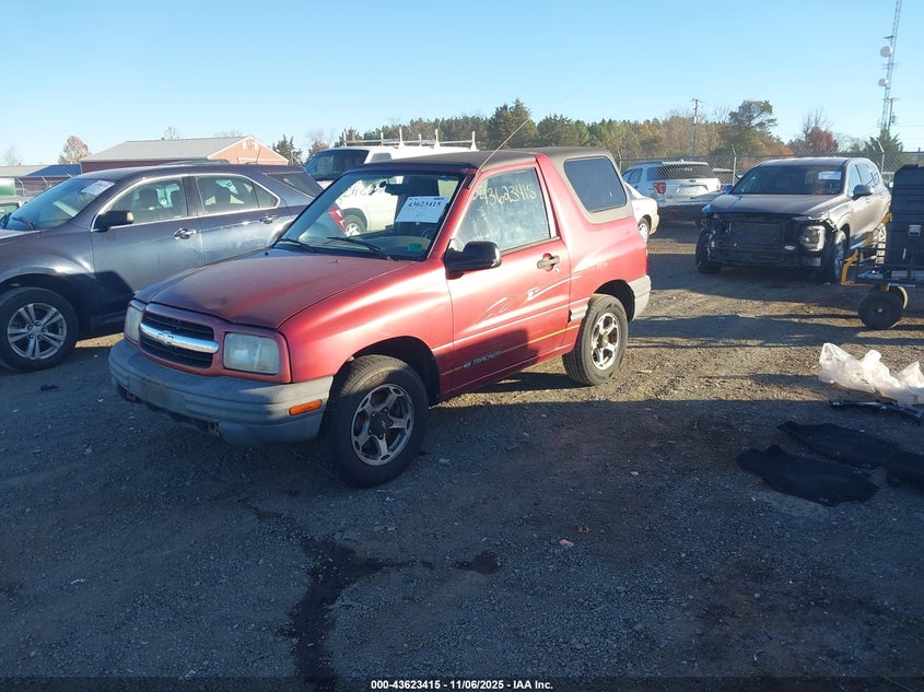 2CNBJ18C8X6907229 1999 CHEVROLET TRACKER photo no. 2