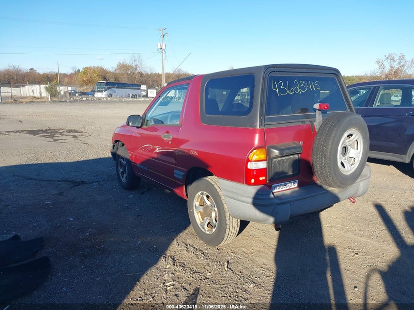 2CNBJ18C8X6907229 1999 CHEVROLET TRACKER photo no. 3