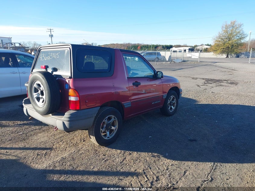 2CNBJ18C8X6907229 1999 CHEVROLET TRACKER photo no. 4