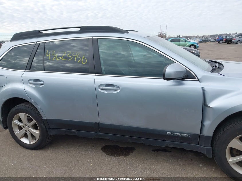 2014 SUBARU OUTBACK 2.5I LIMITED 4S4BRCLCXE3311426