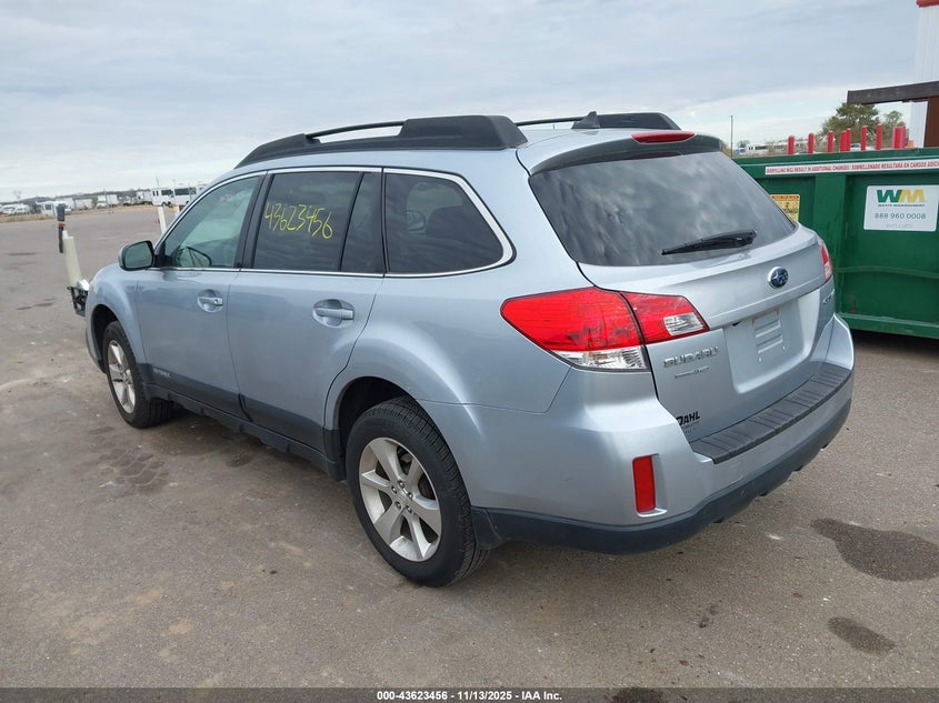 2014 SUBARU OUTBACK 2.5I LIMITED 4S4BRCLCXE3311426