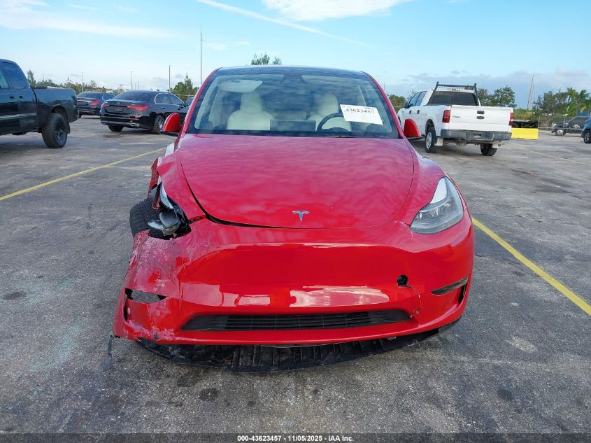 2023 Tesla Model Y Performance Dual Motor All-Wheel Drive VIN: 7SAYGDEF1PF924285 Lot: 43623457