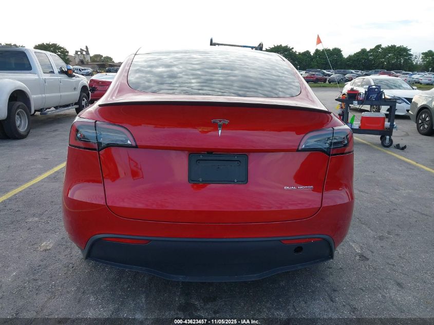 2023 Tesla Model Y Performance Dual Motor All-Wheel Drive VIN: 7SAYGDEF1PF924285 Lot: 43623457