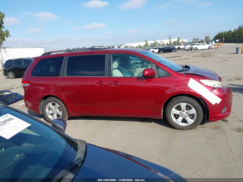 2014 TOYOTA SIENNA LE V6 8 PASSENGER 5TDKK3DC2ES422736