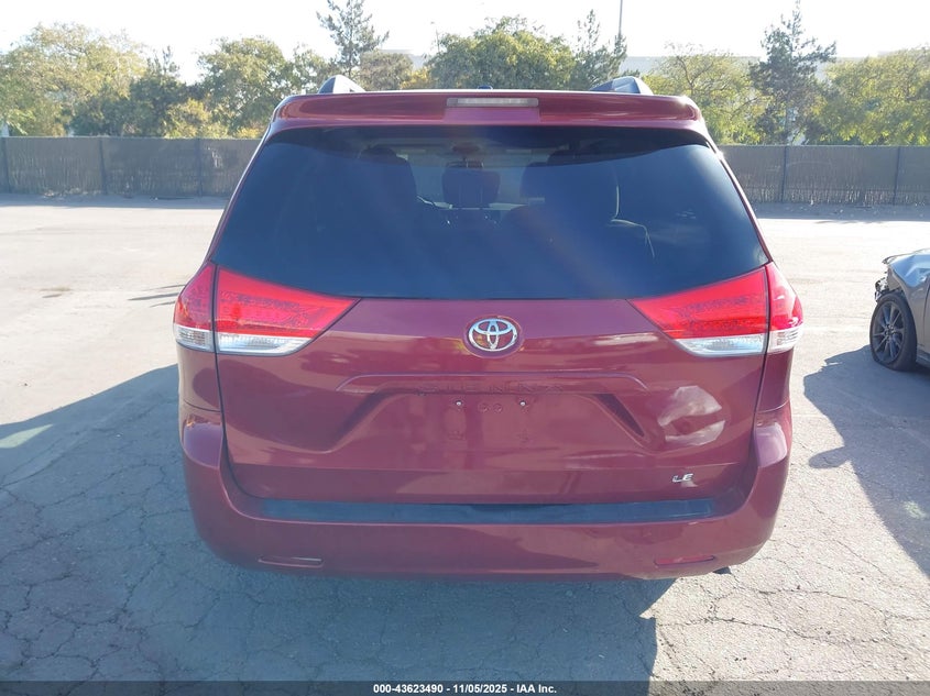 2014 TOYOTA SIENNA LE V6 8 PASSENGER 5TDKK3DC2ES422736