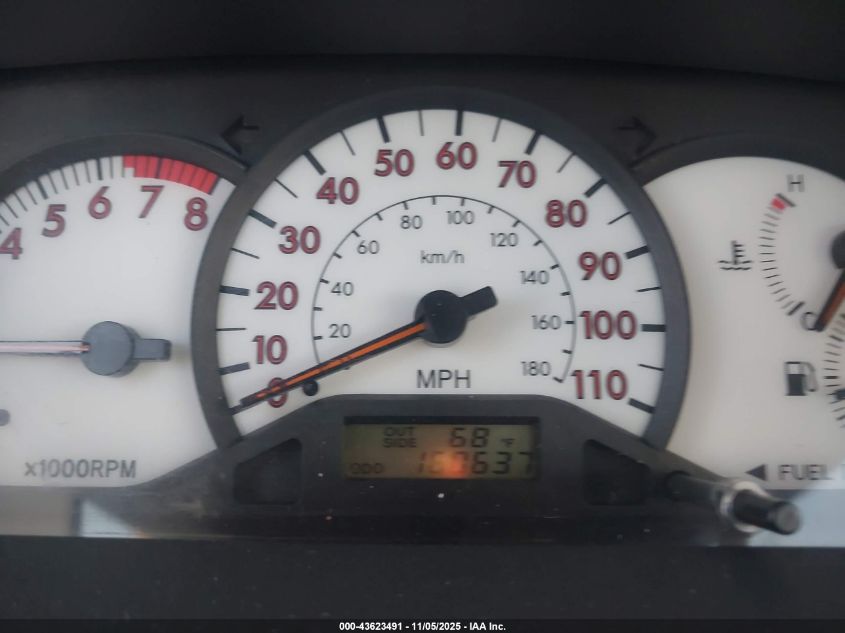 2003 Toyota Corolla S VIN: 1NXBR32E43Z142918 Lot: 43623491