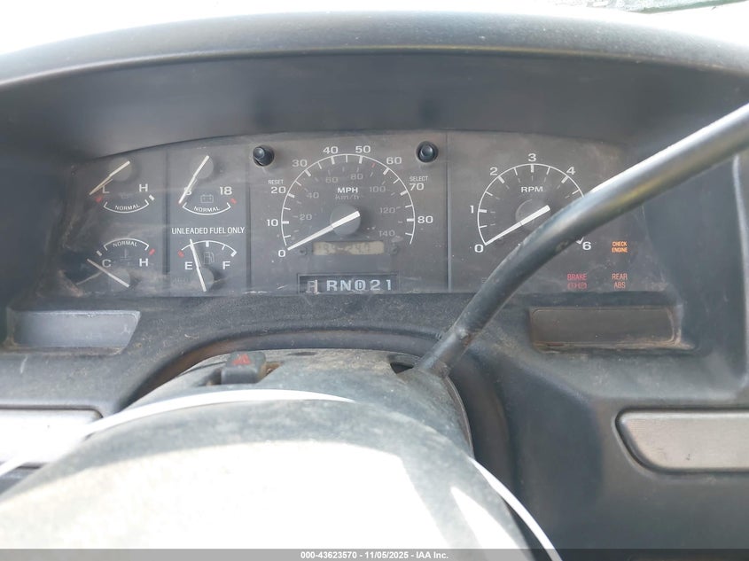 1992 Ford Bronco U100 VIN: 1FMEU15H0NLA02072 Lot: 43623570