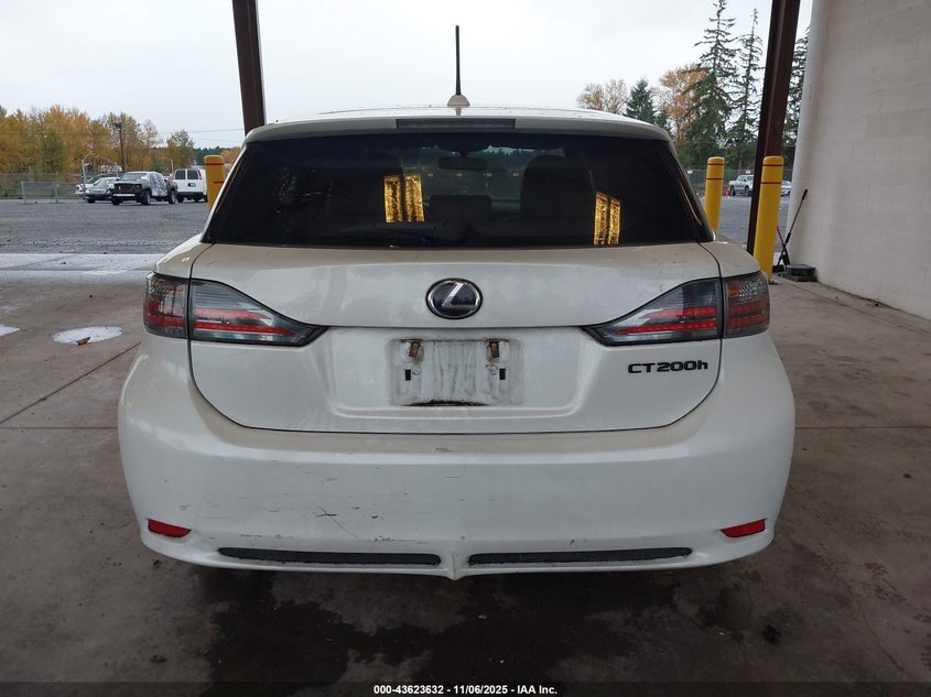 2013 Lexus Ct 200H VIN: JTHKD5BH3D2172710 Lot: 43623632