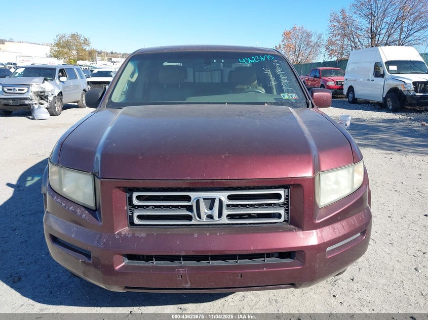 2007 Honda Ridgeline Rtl VIN: 2HJYK16547H528955 Lot: 43623675
