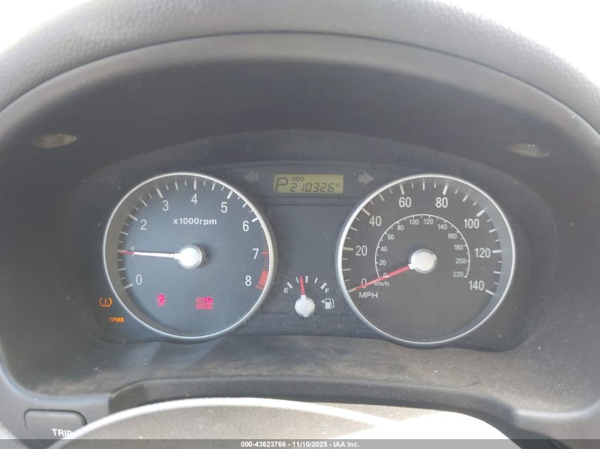 2009 Hyundai Accent Gs VIN: KMHCM36C39U127024 Lot: 43623766