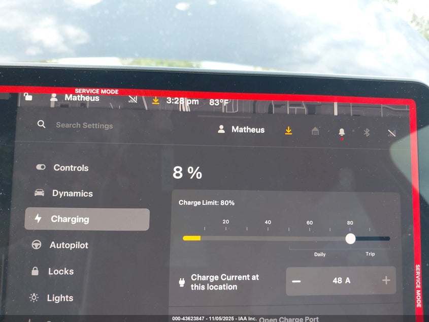 2022 Tesla Model Y Performance Dual Motor All-Wheel Drive VIN: 7SAYGDEF2NF459576 Lot: 43623847