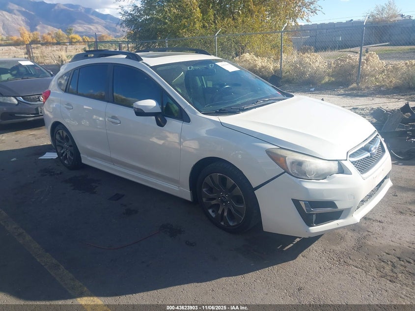 2016 SUBARU IMPREZA 2.0I SPORT LIMITED - JF1GPAY68G8276565