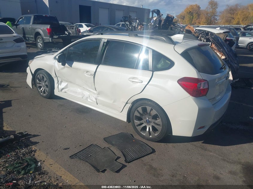 2016 SUBARU IMPREZA 2.0I SPORT LIMITED - JF1GPAY68G8276565