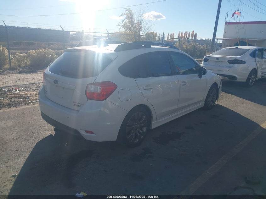 2016 SUBARU IMPREZA 2.0I SPORT LIMITED - JF1GPAY68G8276565