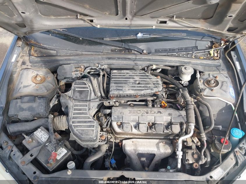 2004 Honda Civic Lx VIN: 2HGES16534H631997 Lot: 43623910