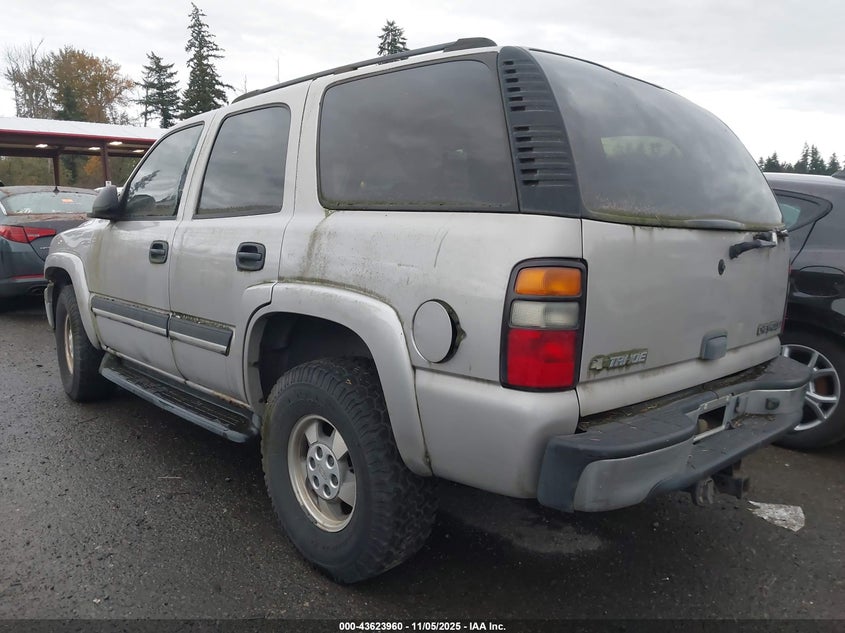 1GNEK13T25J198620 2005 CHEVROLET TAHOE photo no. 3