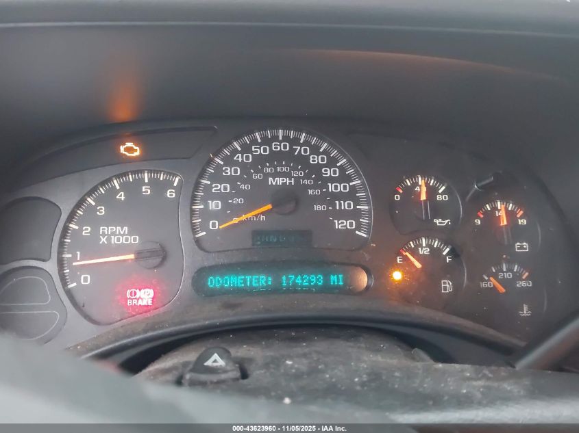 2005 Chevrolet Tahoe Ls VIN: 1GNEK13T25J198620 Lot: 43623960