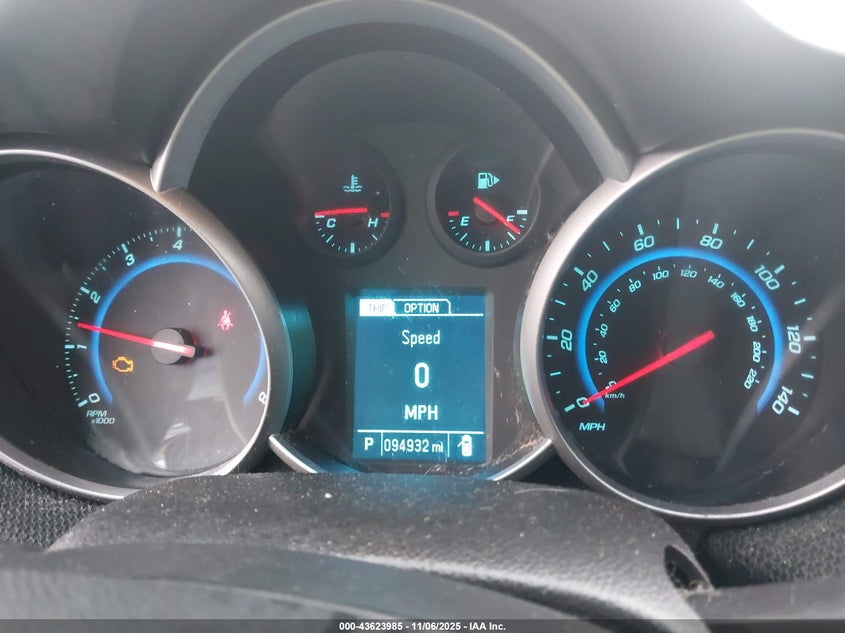 2015 CHEVROLET CRUZE 2LT AUTO 1G1PE5SB7F7287955