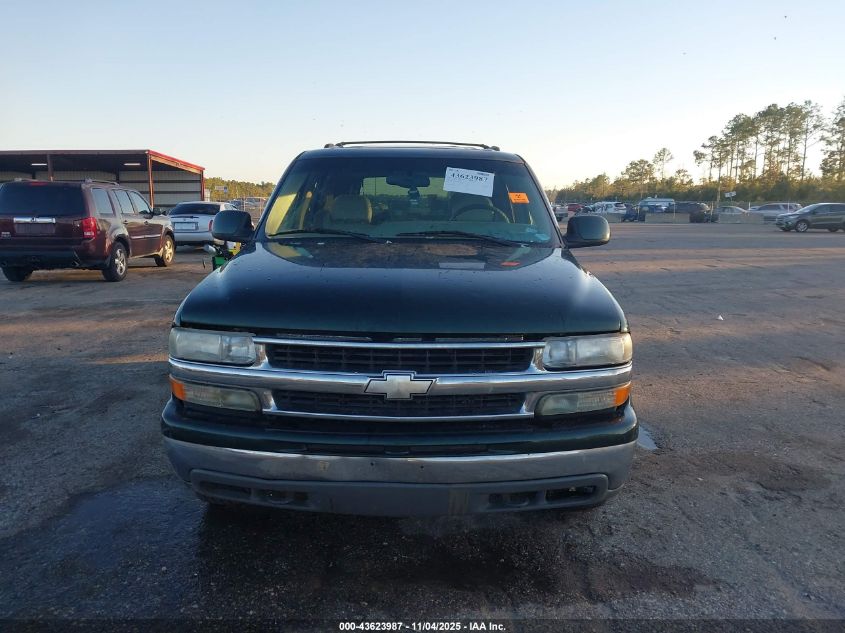 2001 Chevrolet Tahoe Lt VIN: 1GNEC13T31R189286 Lot: 43623987