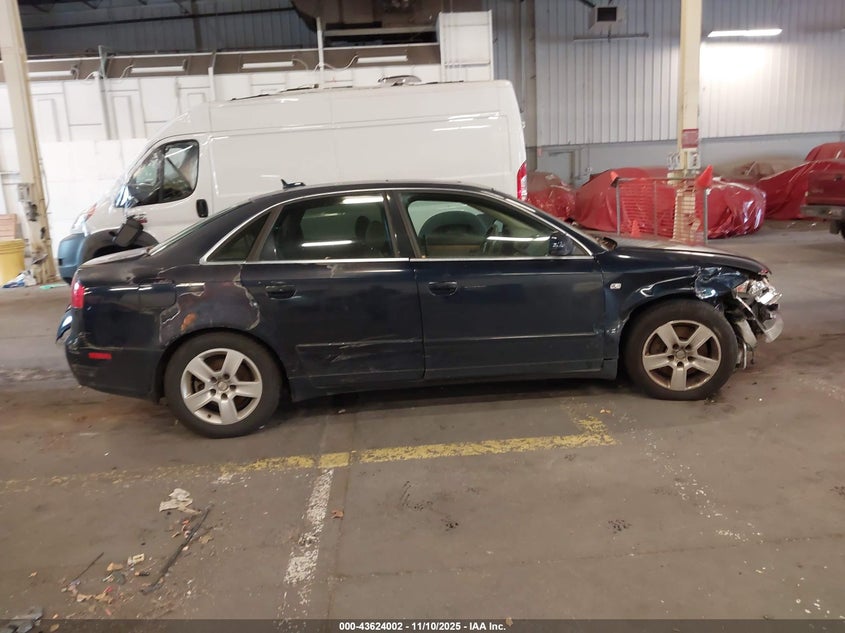 2006 Audi A4 2.0T VIN: WAUAF78E96A184754 Lot: 43624002