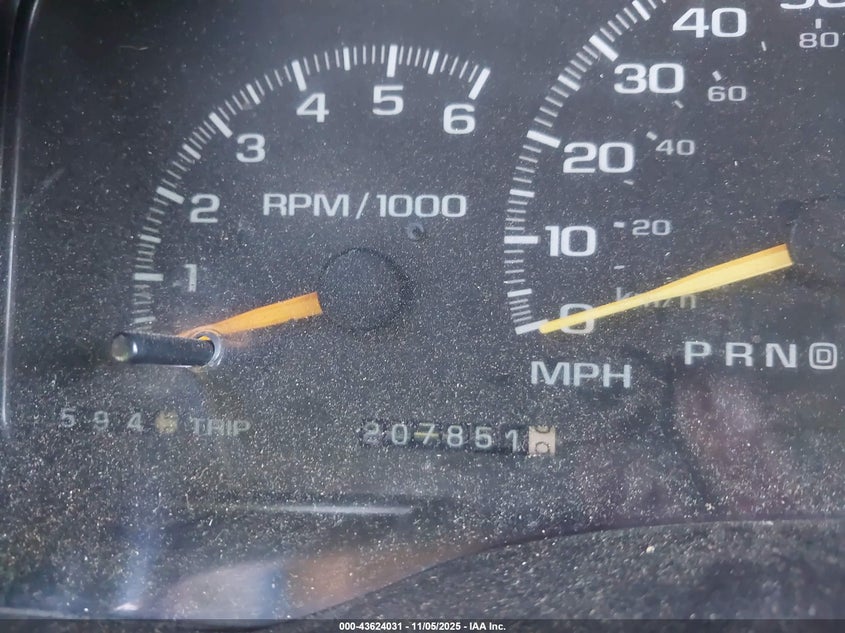 1997 Chevrolet Tahoe Ls VIN: 1GNEK13R6VJ443598 Lot: 43624031