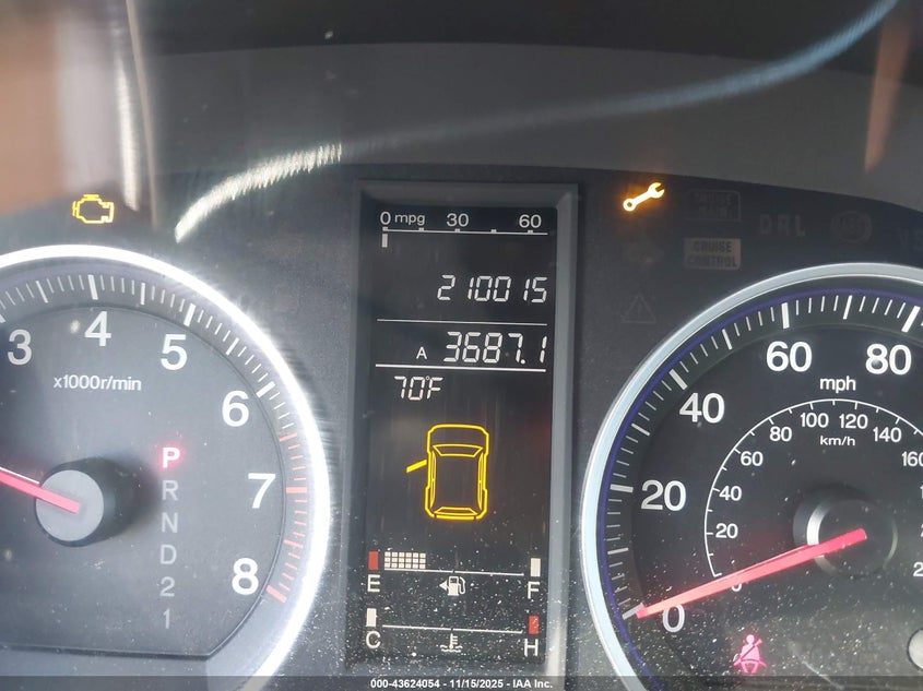 2009 Honda Cr-V Ex-L VIN: JHLRE387X9C014952 Lot: 43624054