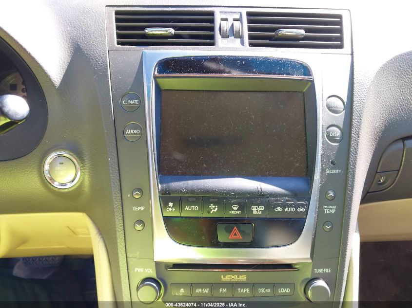 2008 Lexus Gs 350 VIN: JTHBE96SX80033847 Lot: 43624074