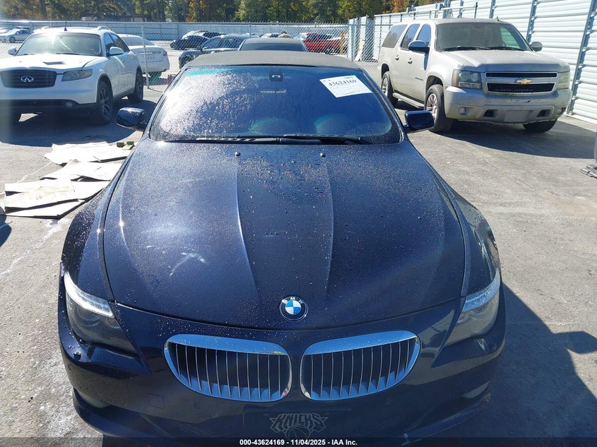 2009 BMW 650I VIN: WBAEB53589CX64952 Lot: 43624169