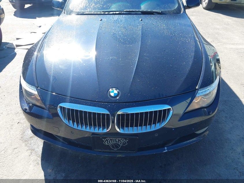 2009 BMW 650I VIN: WBAEB53589CX64952 Lot: 43624169