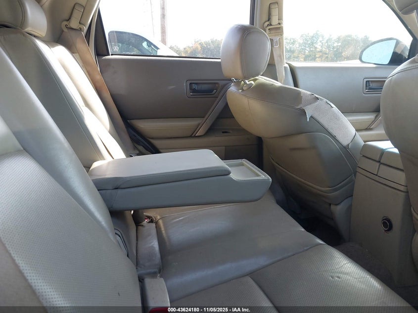 2005 Infiniti Fx35 VIN: JNRAS08U35X109699 Lot: 43624180