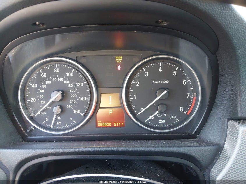 2013 BMW 328I WBADW7C59DE732603