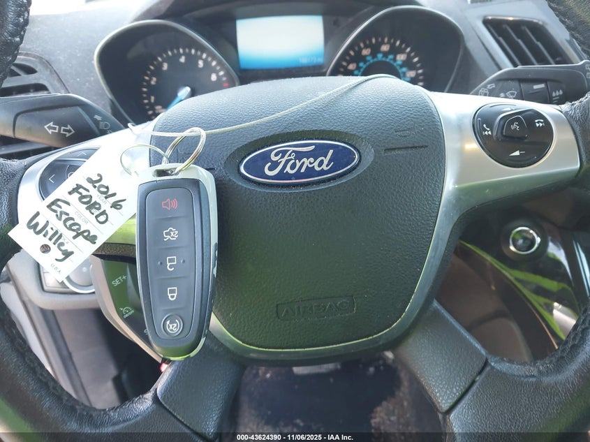 2016 Ford Escape Titanium VIN: 1FMCU0JX8GUA95693 Lot: 43624390