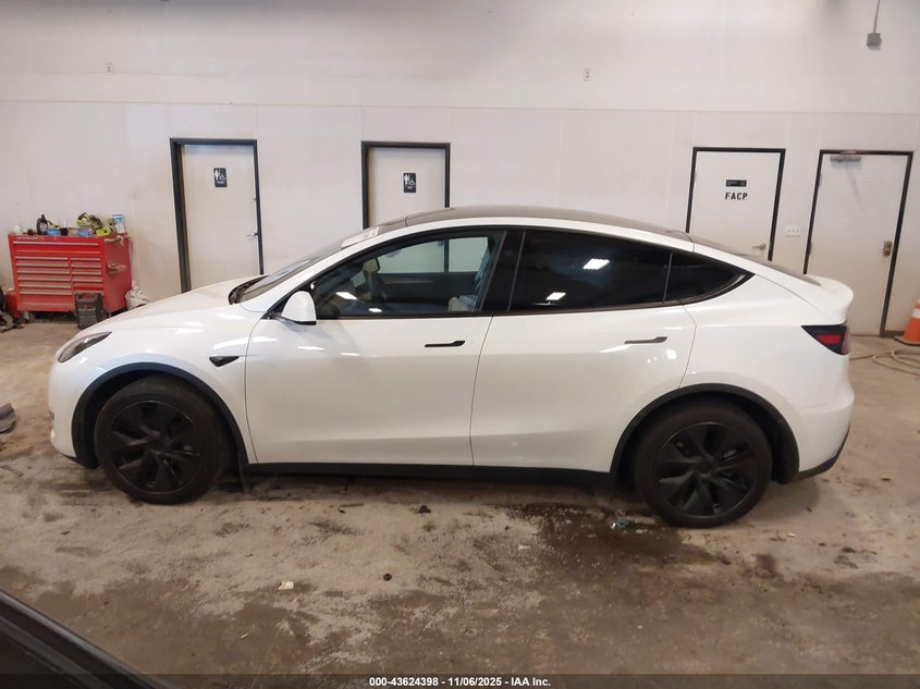 2025 Tesla Model Y Long Range Dual Motor All-Wheel Drive VIN: 7SAYGDEE9SF254808 Lot: 43624398